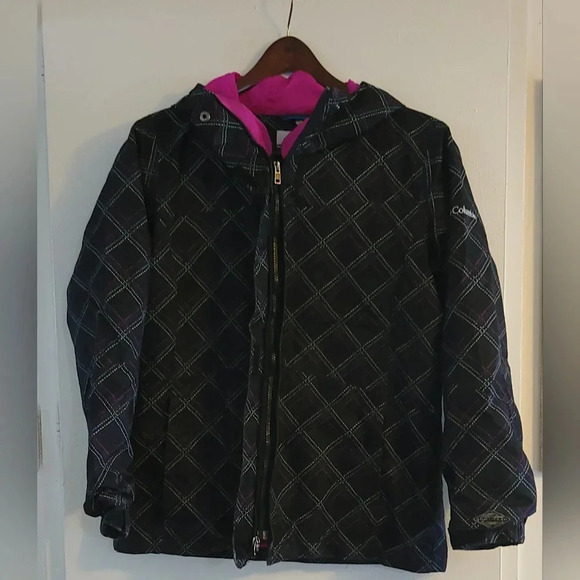 Columbia Coat Youth Girls Interchange Plaid‎ Winter Omni Jacket Size XL - Picture 6 of 16